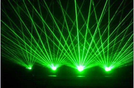 新款流星雨 8头红绿 粗光斑 多点激光门