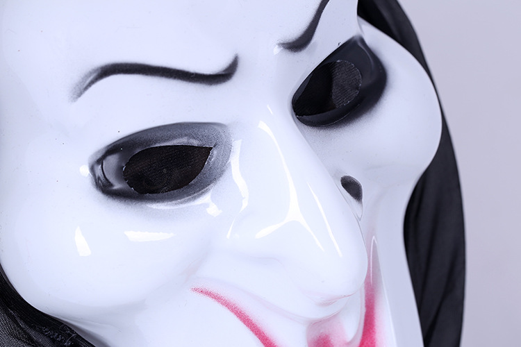 爆款新款万圣节派对化妆舞会整人诡异笑脸鬼男女面具厂家热销直销