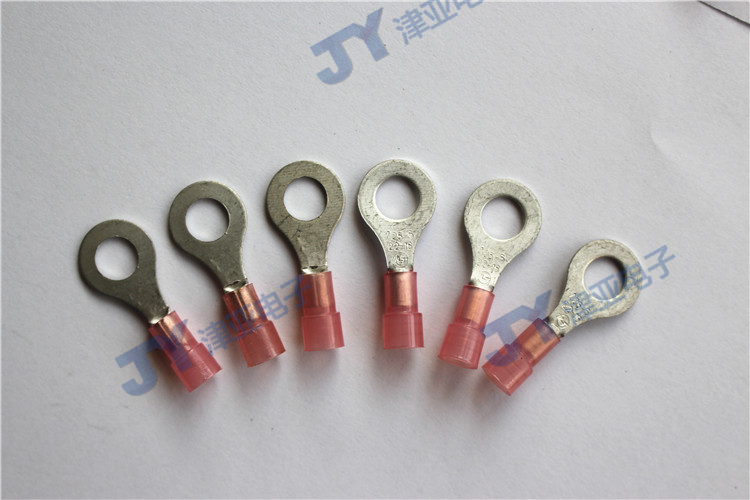 厂家直销 冷压接线端子 全绝缘端子o型 津亚电子 rny1.25-3.
