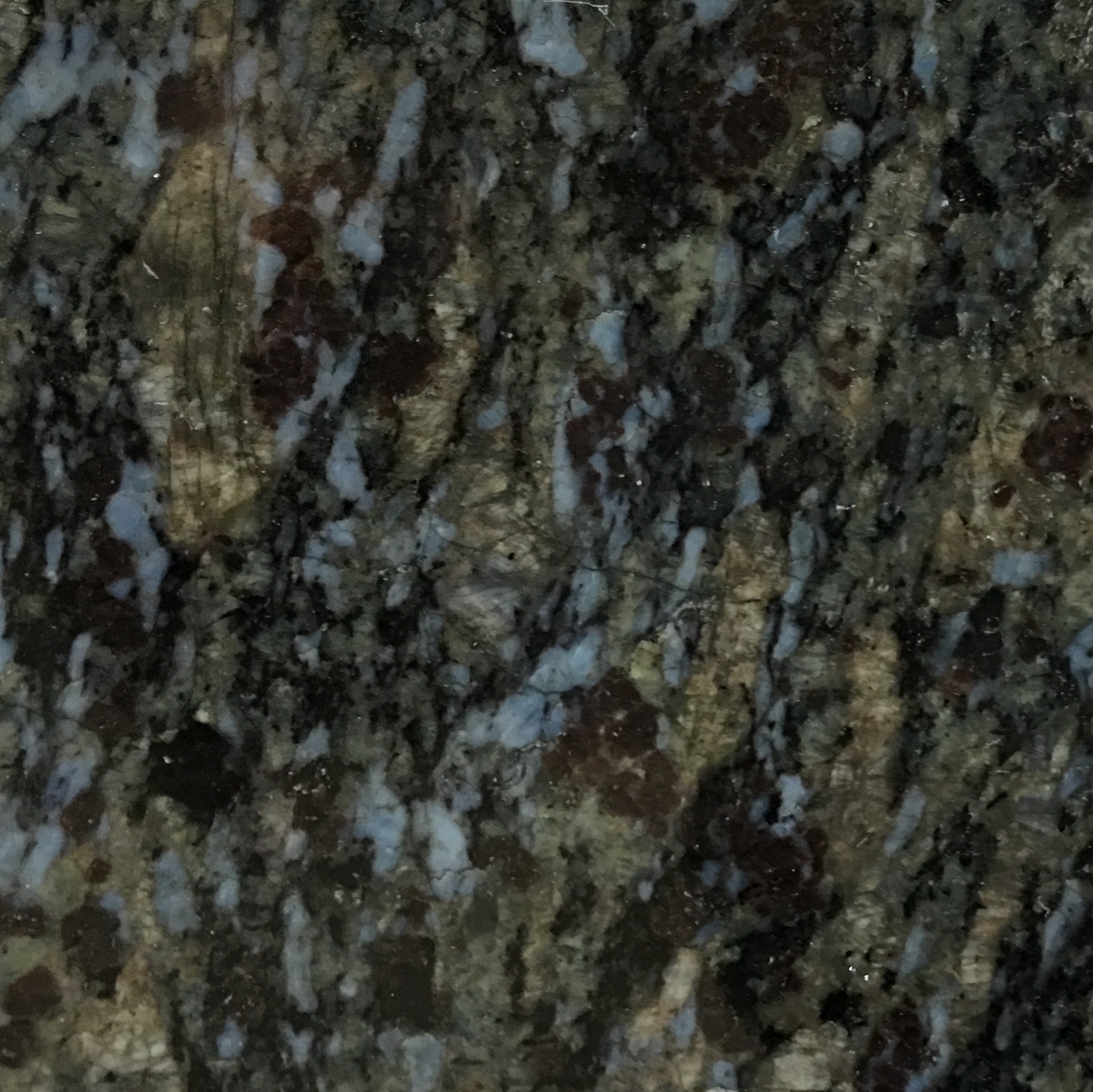 蝴蝶兰花岗岩板材 云浮蓝色石材 大理石台面 水台岗石