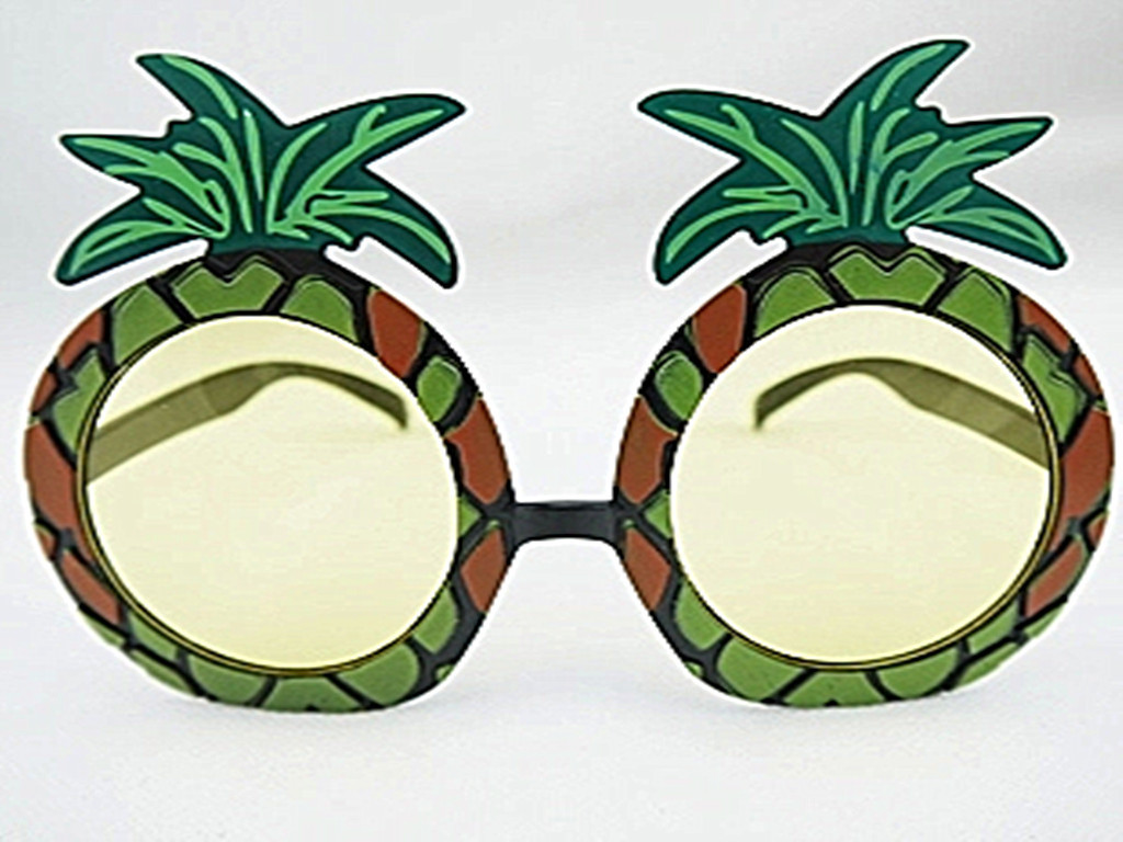 veerlive菠萝眼镜派对用品 搞怪眼镜 舞会派对时尚装饰眼镜