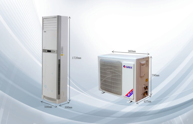 深圳格力供应 2匹立式柜机 悦风超静音冷暖型定频家用立式空调