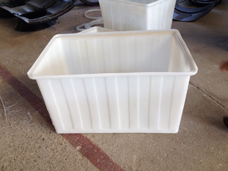 批发塑料水箱 450升pe水箱 方形养殖水箱 食品级塑料箱厂家