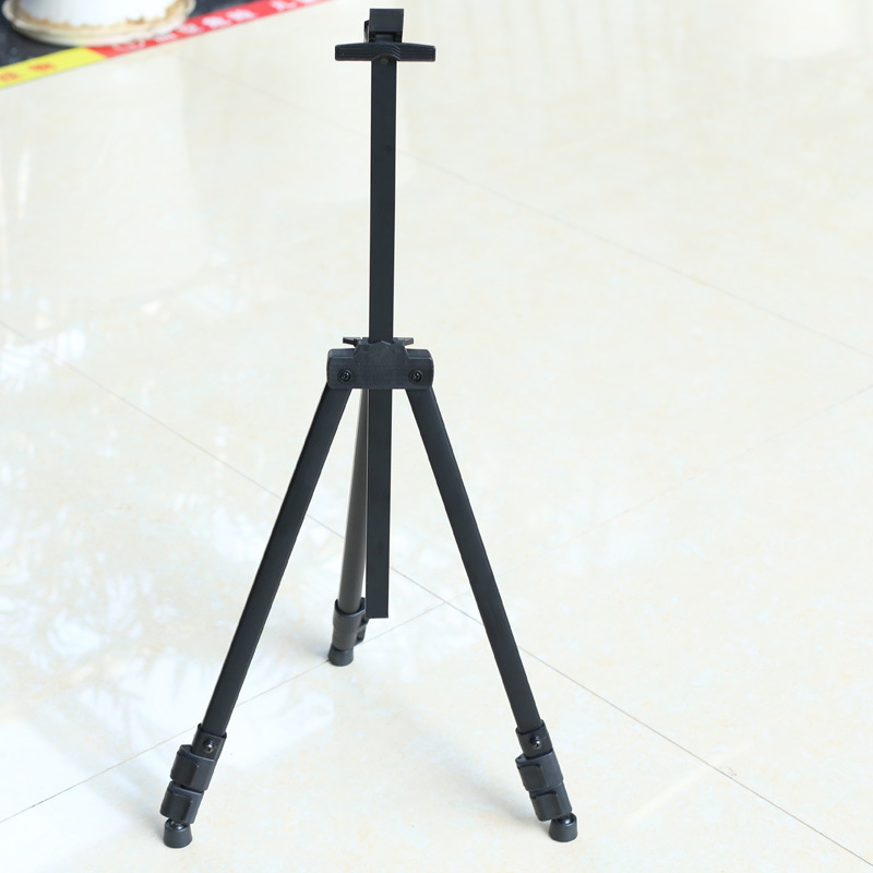 便携式可折叠金属画架 写生画板支架三角架 三脚铁艺展示架