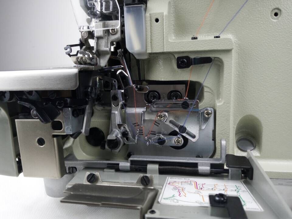 厂家批发ext电脑同步锁边机 上下同步送料拷边机 厚料四线包缝机