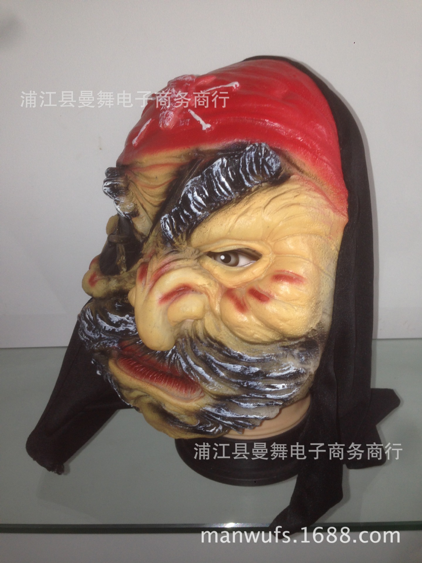 批发 万圣节鬼节面具 恐怖鬼脸面具 海盗面具 cosplay面具