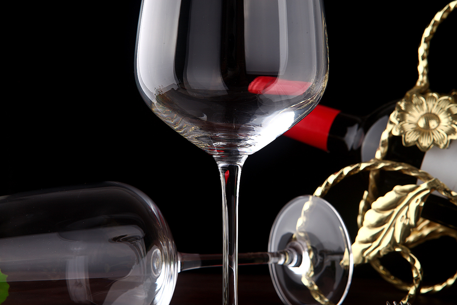 水晶红酒杯 高脚酒杯 葡萄酒杯 水晶酒具 波尔多红酒杯 现货rm03