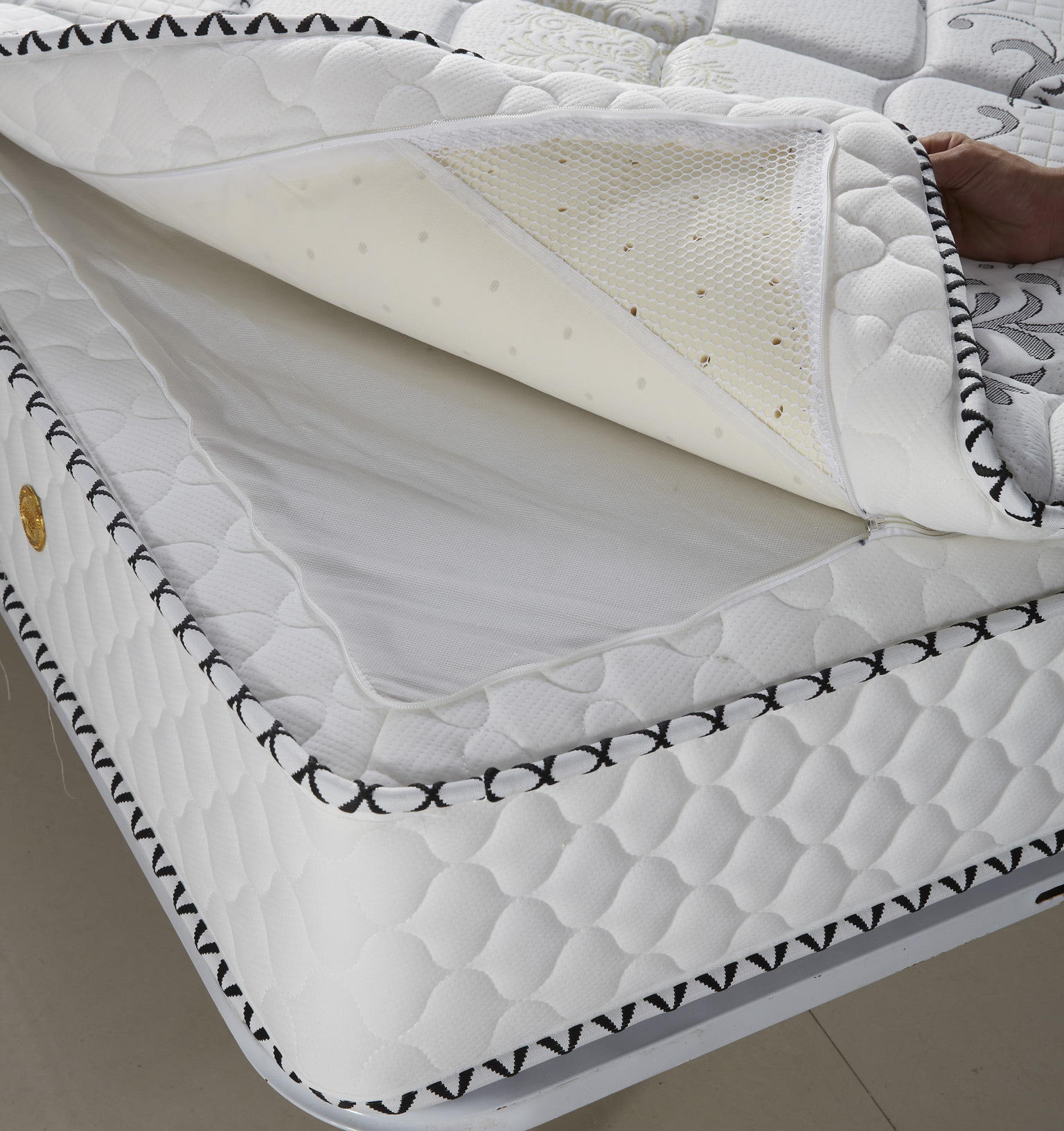 天然乳胶床垫席梦思酒店批发厂家定制1.