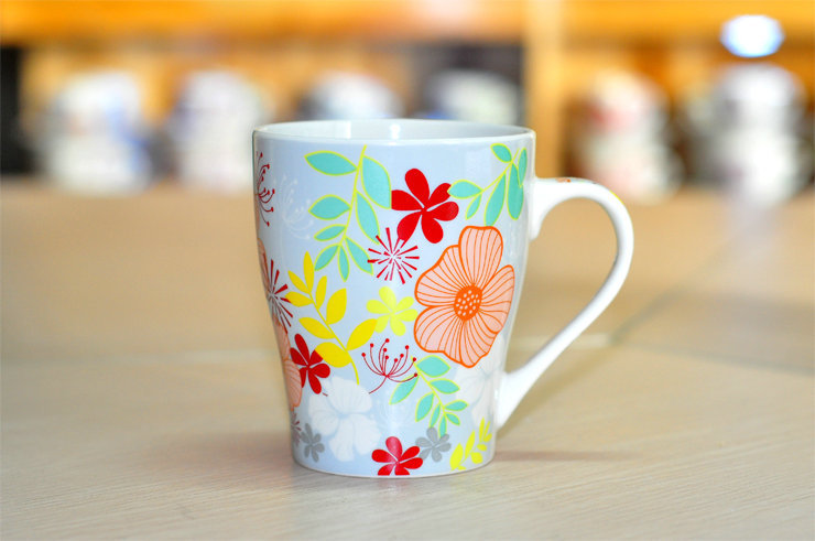 彩绘动物马克杯 磨砂热转印马克杯 个性色_杯子_列表网