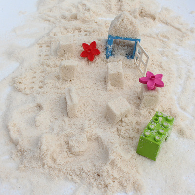 淘气堡无粉尘儿童白沙 亲子乐园淘气堡沙池干净无尘天然沙子