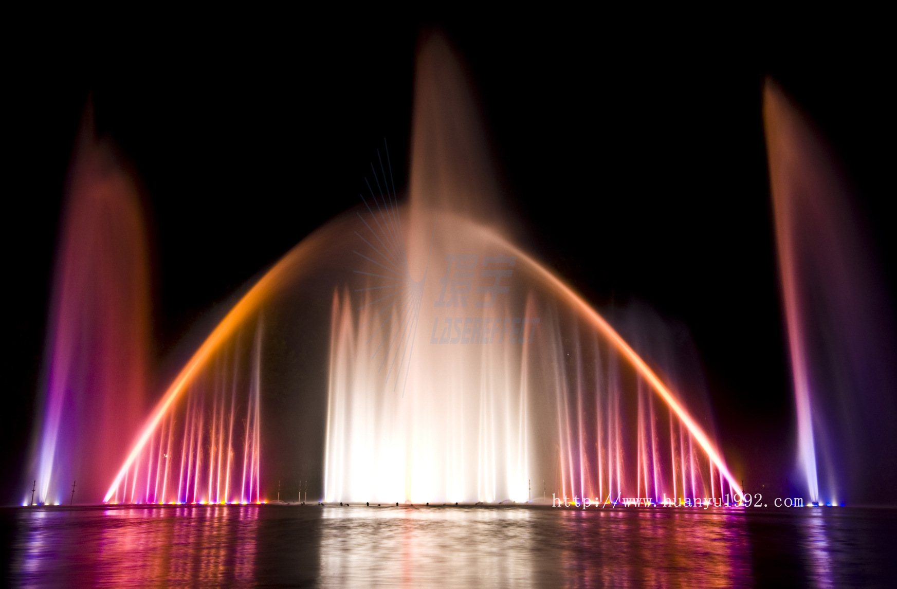 音乐喷泉之人工彩虹 拱形喷泉 设计制作与安装