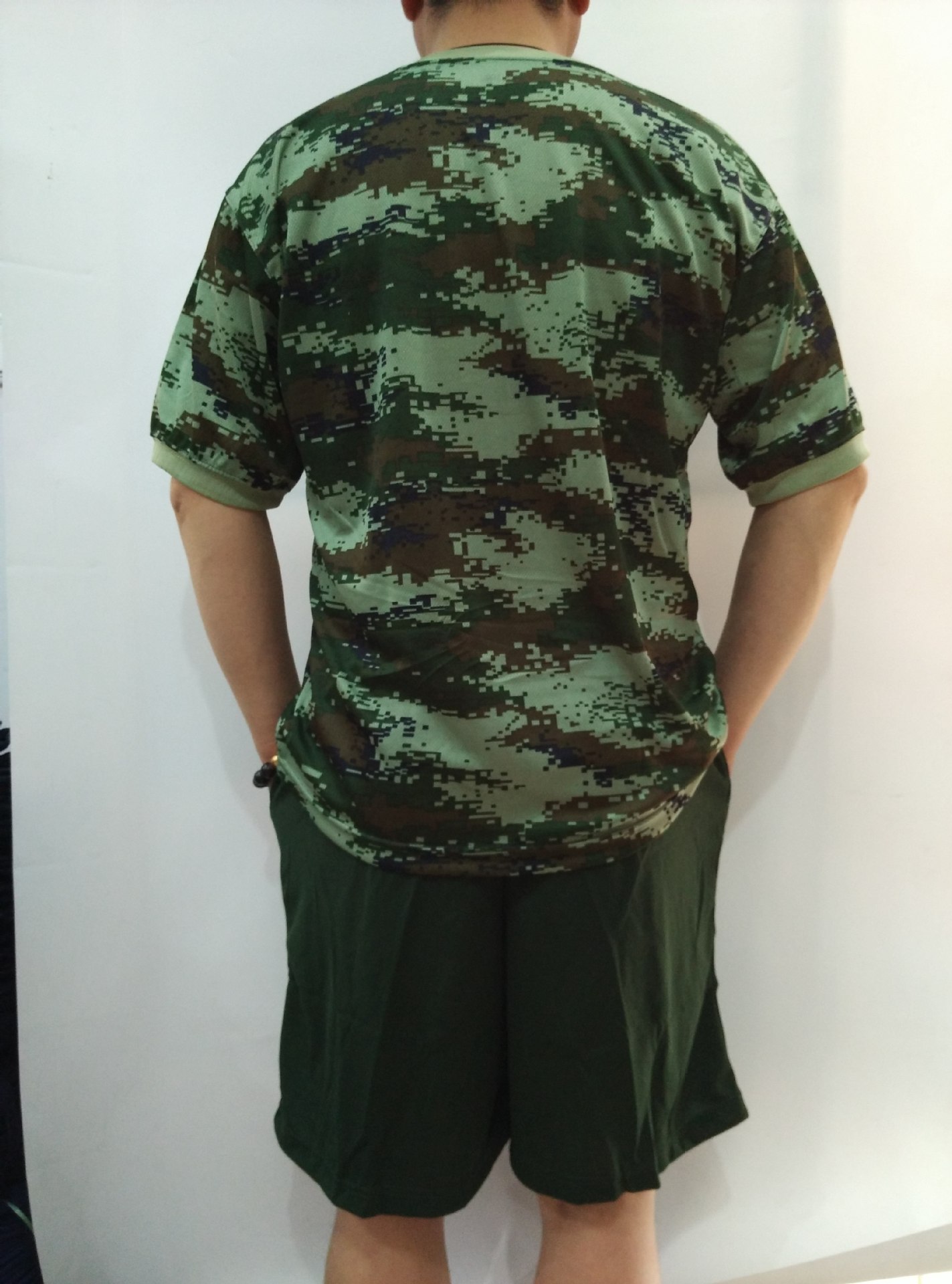 07迷彩t恤 户外套装军训服装 陆军半袖