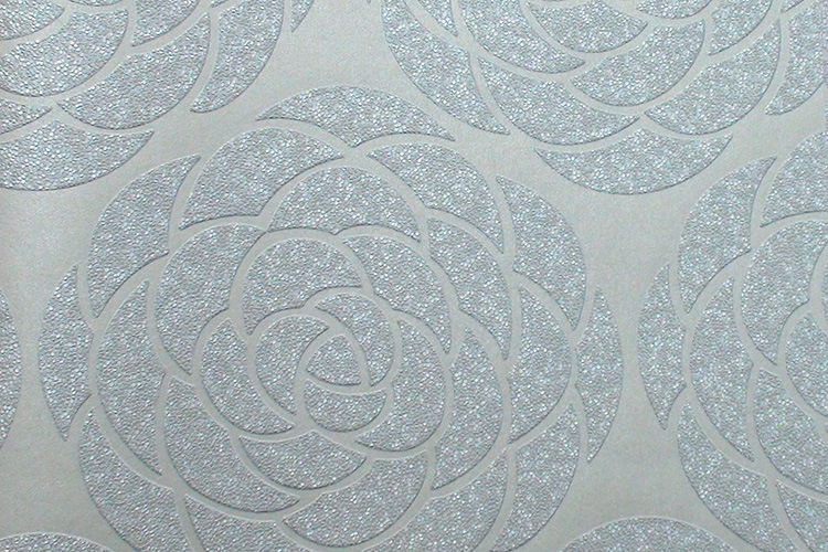 厂家直销无纺布墙纸 卧室简约花纹墙壁墙纸 特价自粘式环保壁.