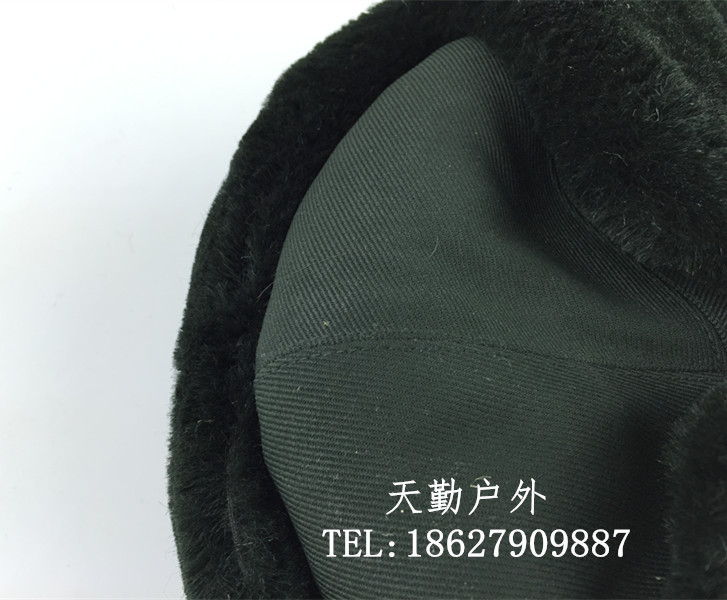 正品配发07棉帽裁绒帽07陆士兵校尉棉帽陆冬季松枝绿棉帽雷锋帽