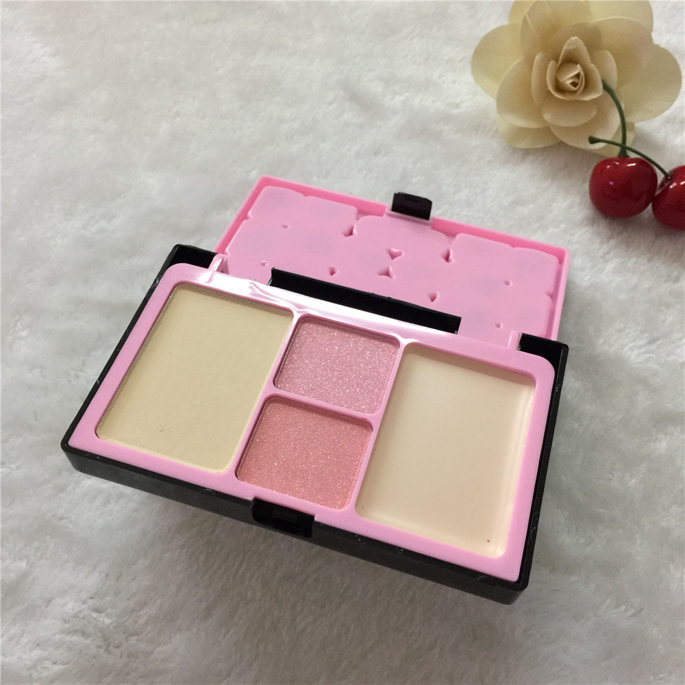 专业彩妆盒批发 恬雅528 化妆粉盒套装28色彩妆盘 20色眼影组盒