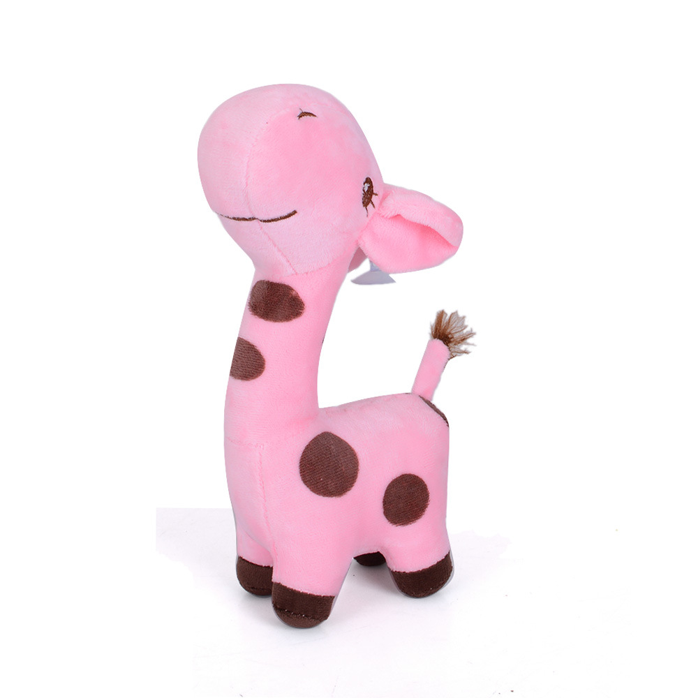 优惠批发长颈鹿可爱毛绒玩具小公仔婚庆抛洒娃娃厂家现货直销