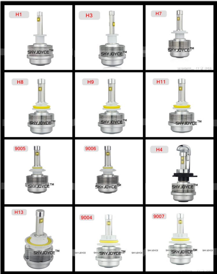 led 汽车大灯2s 60w 7200lm 所有型号-qq