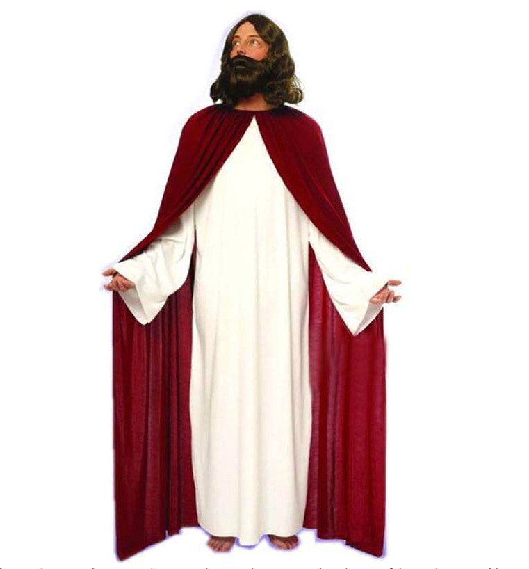 万圣节服装 圣诞耶稣衣服披风 男装耶稣民族服装nj99005 一件代发