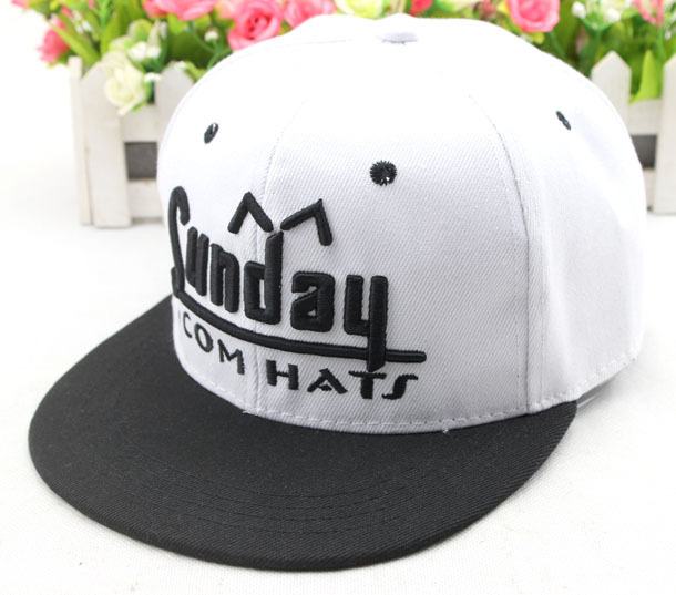 英文字母星期夏天韩版潮款星期棒球帽 平沿