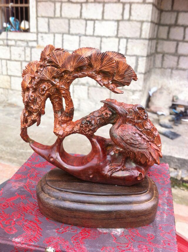 五韵阁 小叶紫檀小摆件 收藏 送礼 佳品 雕刻大师呕心力作