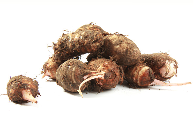 浙江天然新鲜有机红芋头 农家绿色红芽芋新鲜有机蔬菜5斤起卖包邮