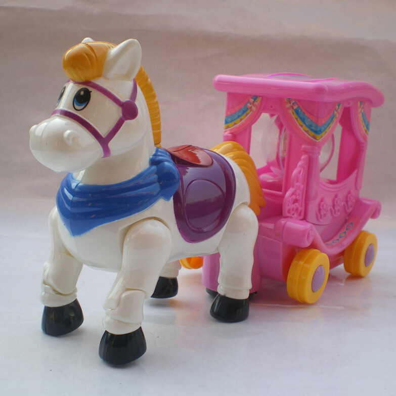 创发7733电动万向奇幻马车 电动万向卡通小马车 电动玩具批发