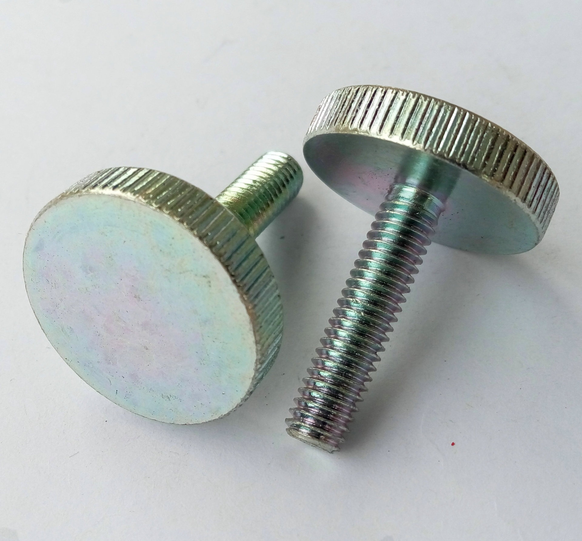 镀环保五彩圆柱头直纹滚花螺丝 厂家直销螺丝