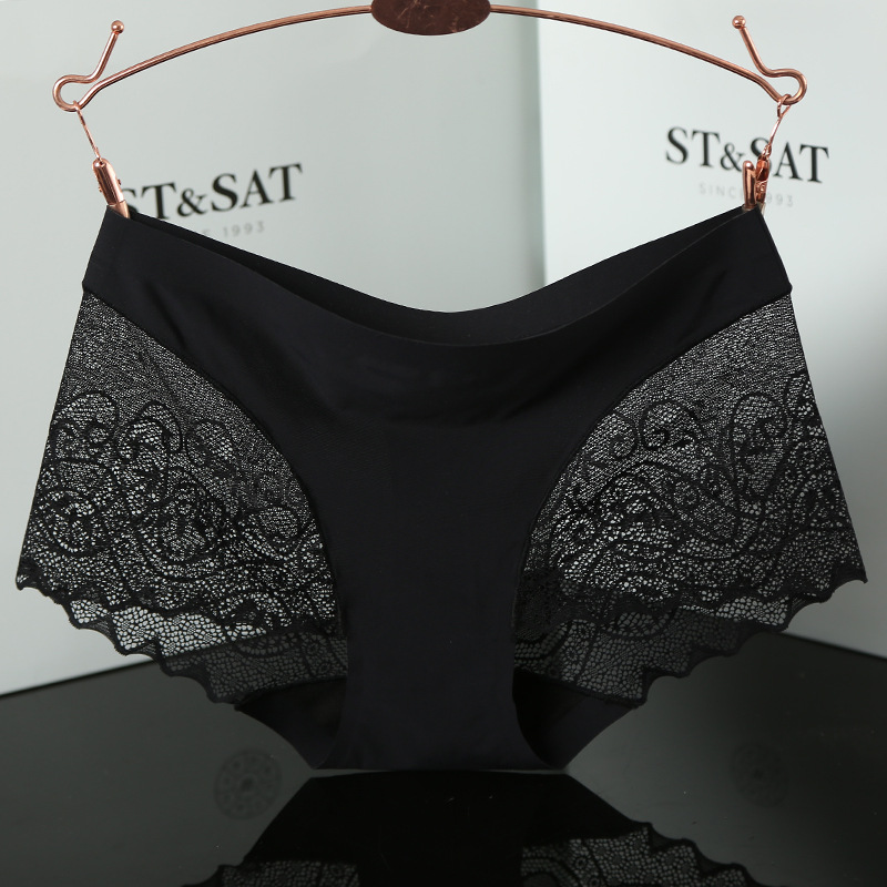 欧美外贸原单无痕防走光平角蕾丝高端性感舒适女内裤爆款厂家直销