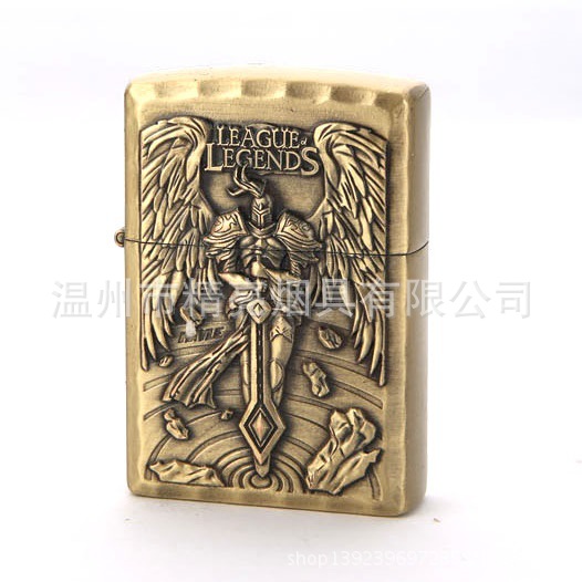 Factory Direct Sales Lighter New Hot Sale League of Legends Relief Trial Angel for Boyfriend Gift Customization