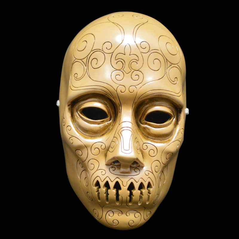 万圣节恐怖面具树脂面具食死徒面具哈利波特系列魔杖树脂工艺品