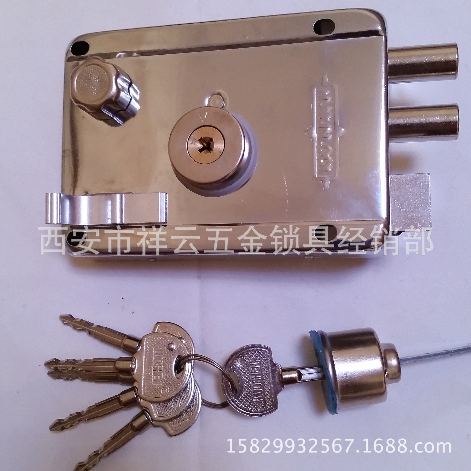 【特价】防盗门锁 老式外装门锁 十字锌头 洛白铜锁芯 促销款9219