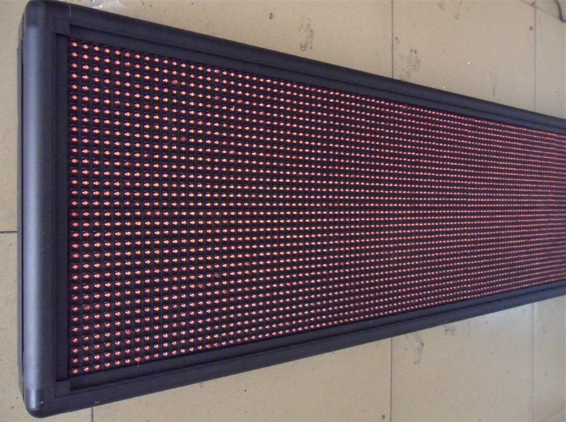 p10门头屏 p10条屏 led显示屏单红色 铺面门头单色屏-阿里巴巴