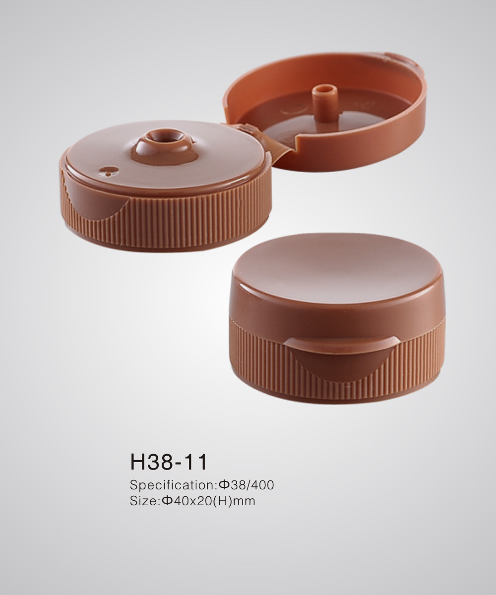 优质塑料盖 蝴蝶结 翻盖 38牙瓶盖厂家直销 宏邦