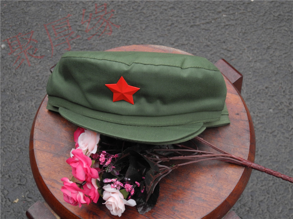 舞台表演道具红卫兵新四军八路军帽 孙俪同款女兵贝雷帽 演出服装