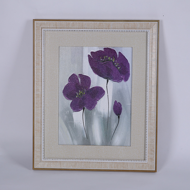 沙发背景墙装饰 客厅欧式现代壁画简约ps装饰磨砂画定做厂家批发