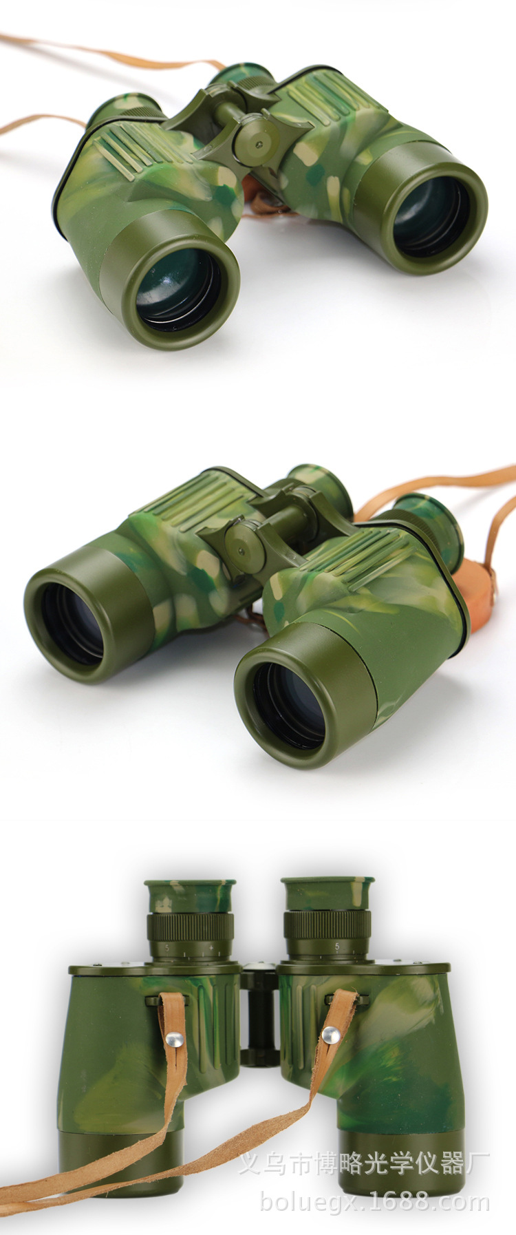 批发3304厂ygg型95式7x40双筒望远镜高倍高清防水测距迷彩望远镜
