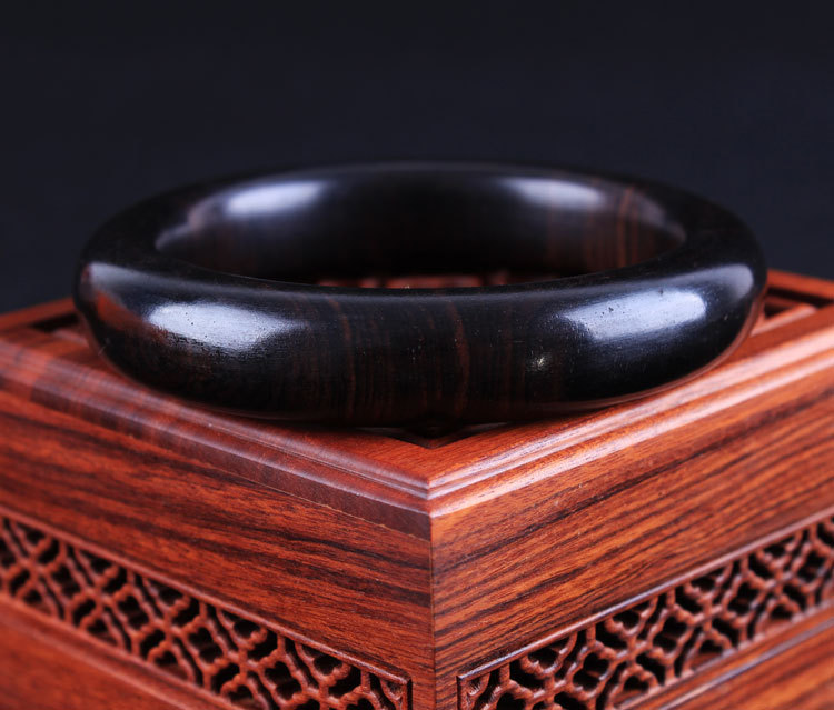 善信缘印尼黑檀手镯民族风乌木手镯 木质手环时尚手饰品批发