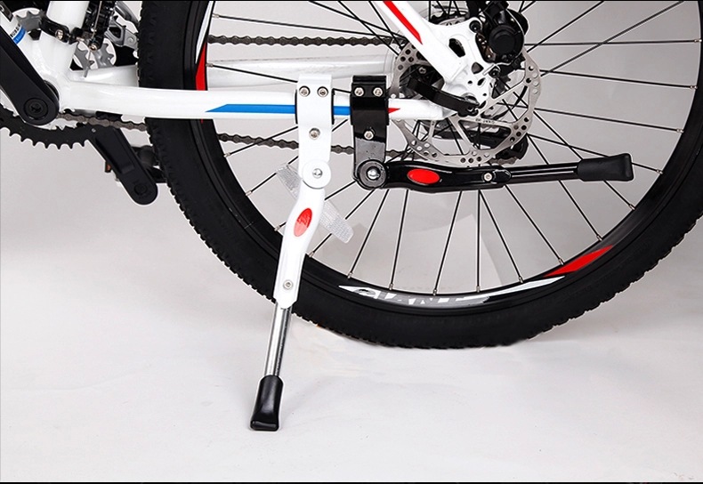 山地车自行车铝合金单支撑脚撑 铝合金支撑单支车梯 自行车脚撑