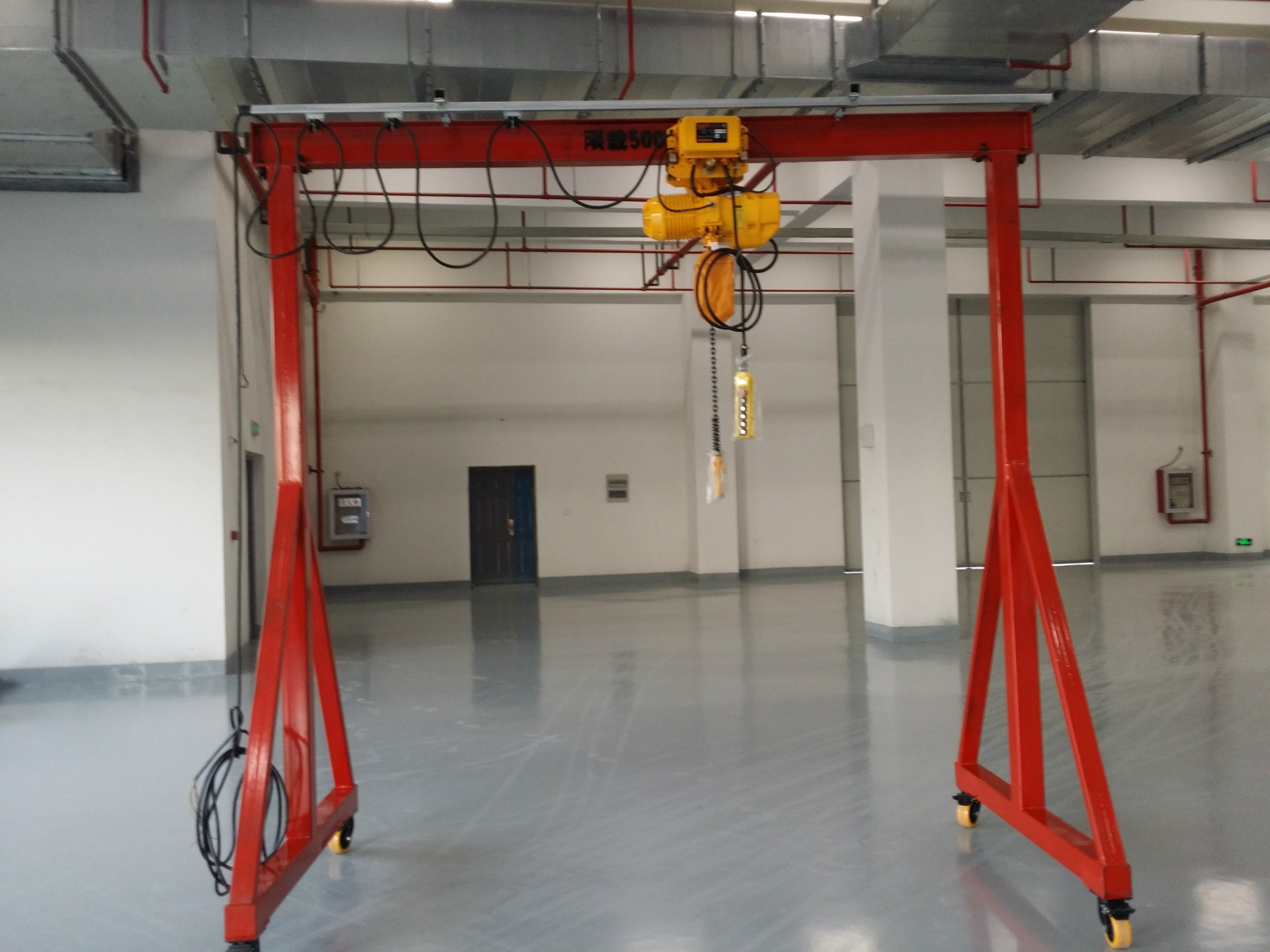 优供小型移动手推龙门吊 简易轻型龙门吊厂家直销单梁起重龙门吊