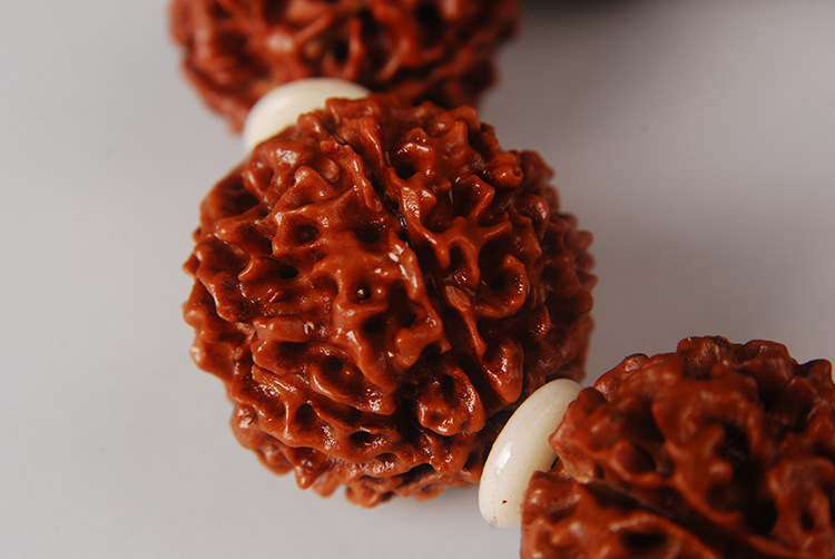 印尼七瓣金刚菩提子颗颗红肉精挑细选品相良好落地红手串批发