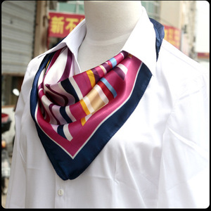 服务业工装 职业女士丝巾 银行电信 移动定制小方巾 围巾多色可选