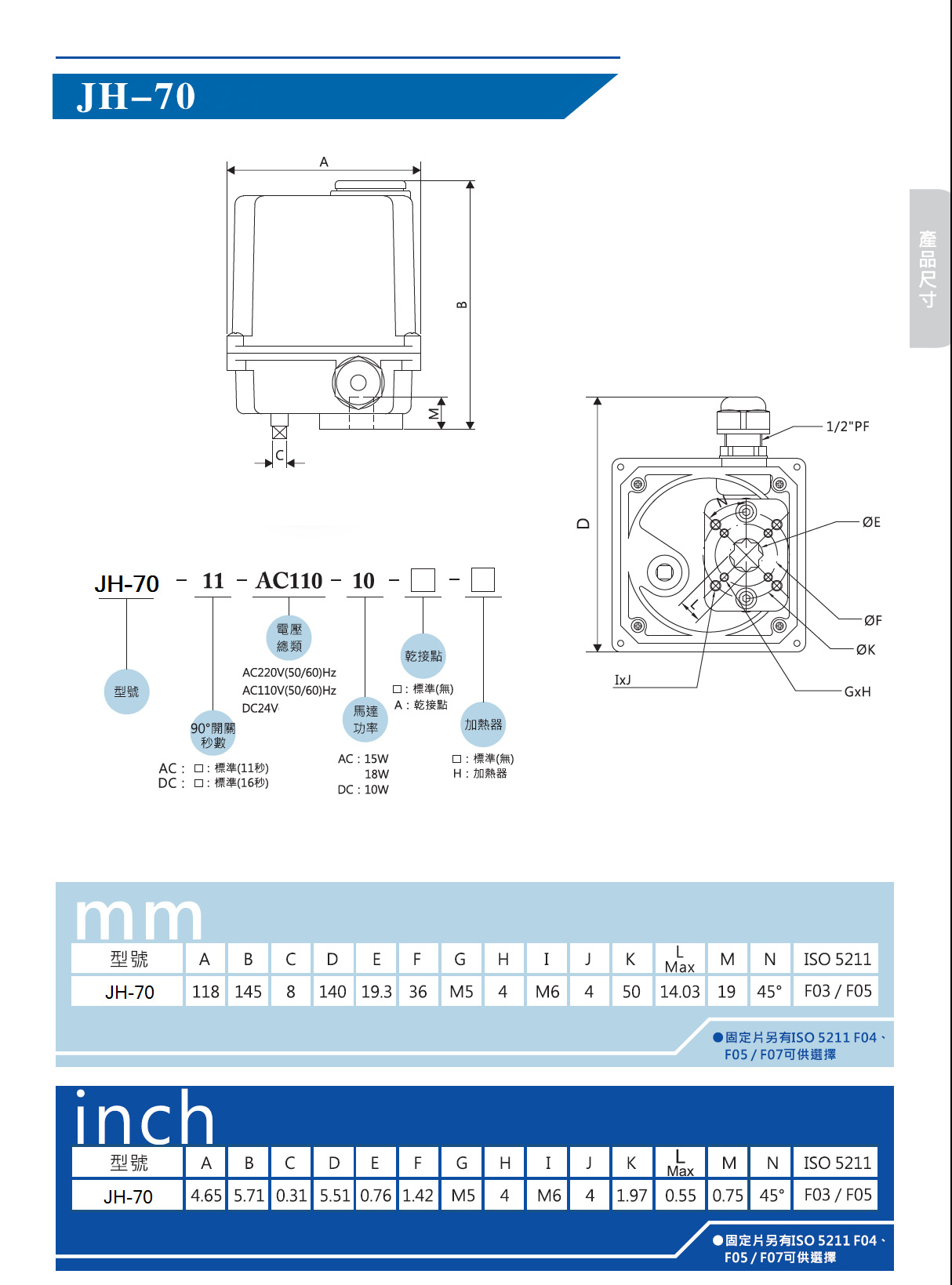 JH-70(DN32 40 50)