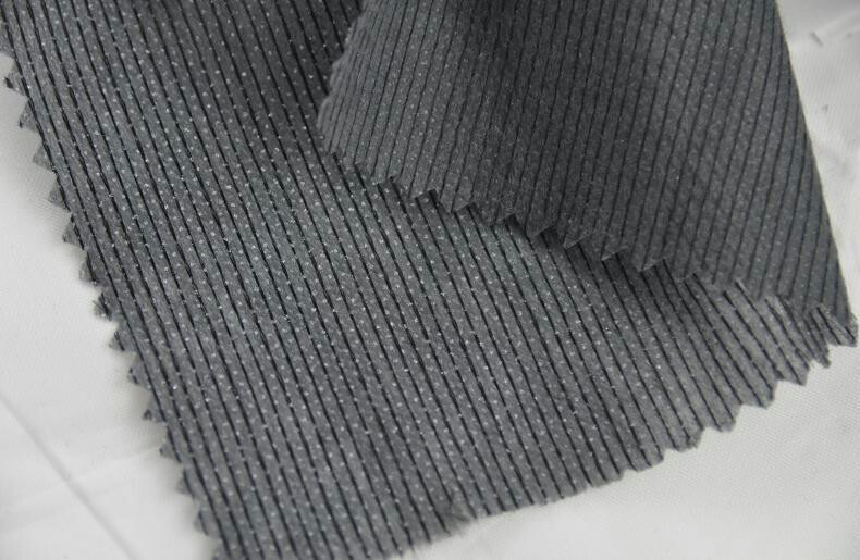 35g 45g缝线缝编加线衬切嵌条衬批发厂家直销无纺加丝粘合衬布