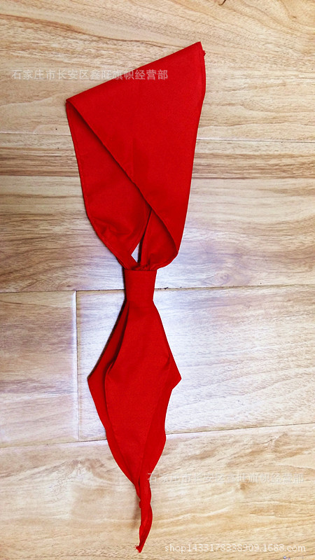 2米棉布大角单包装红领巾