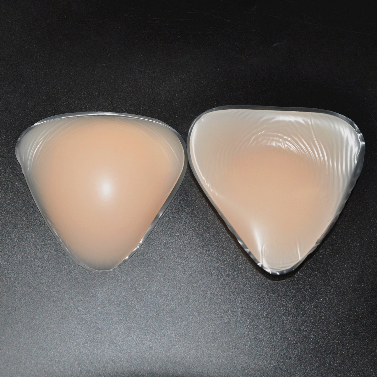 三角心形丰满聚拢胸垫乳贴 泳衣比基尼胸垫超软硅胶加厚胸垫插片