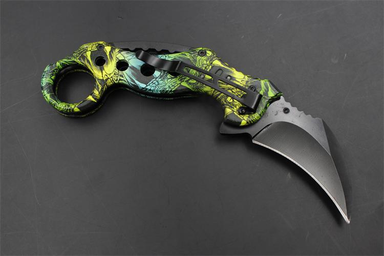 户外刀具 利刃蝎子爪刀 爪子刀 魔蝎爪刀 野营丛林野外生存小刀