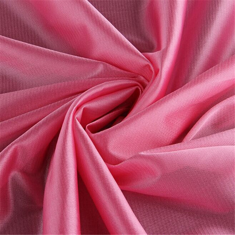 厂家直销 印花65d丝光绸 印花针织面料 春秋