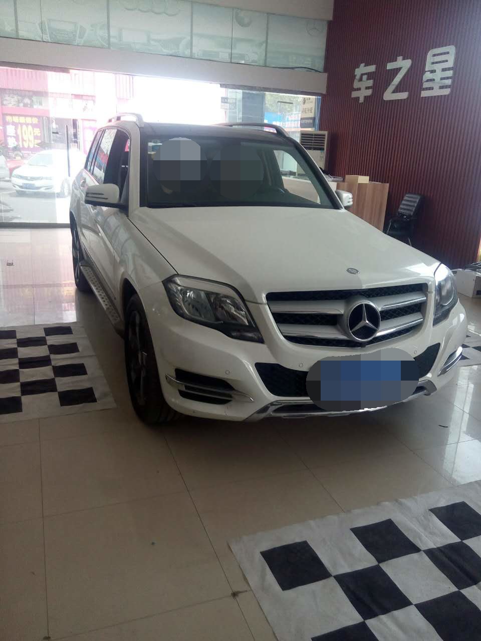 奔驰glk 加装360全景行车记录仪