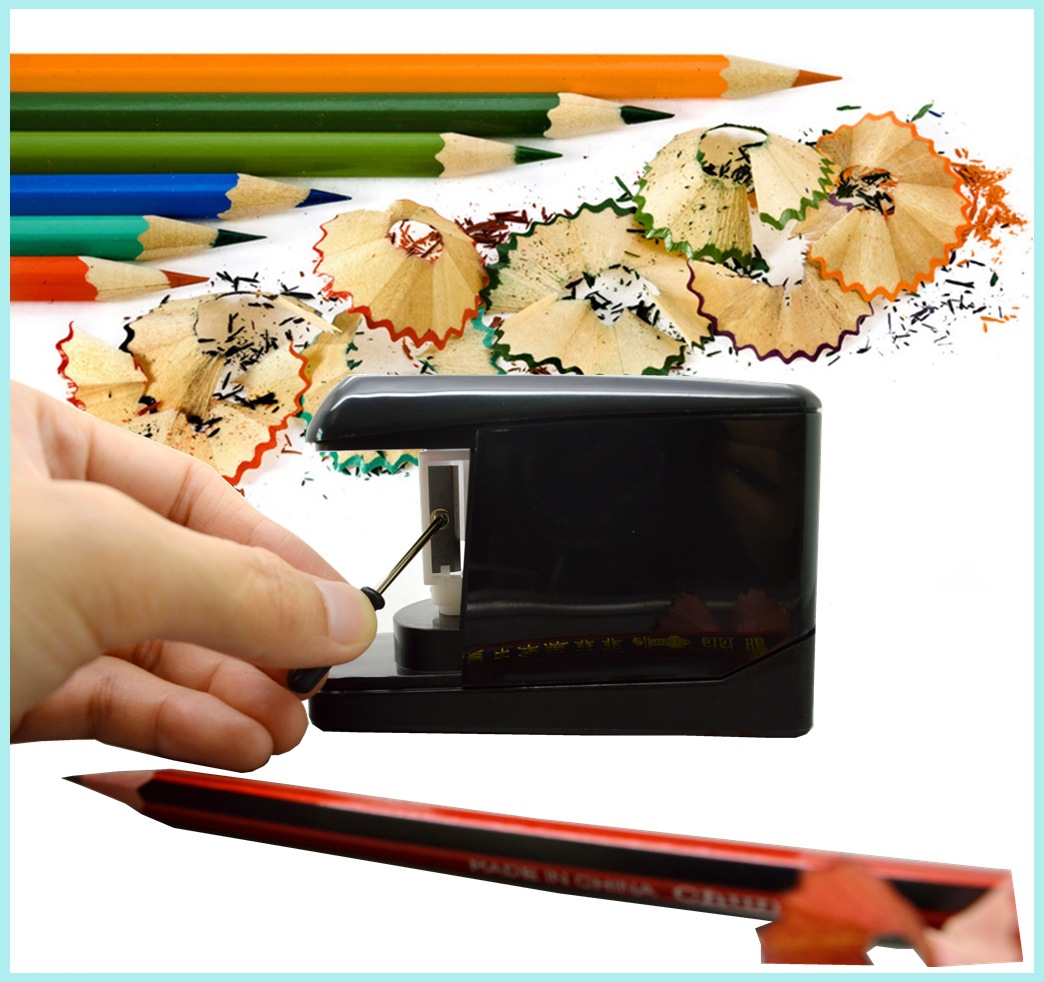 产品操作方式-----不但可以削铅笔还可以削彩色铅笔     包装