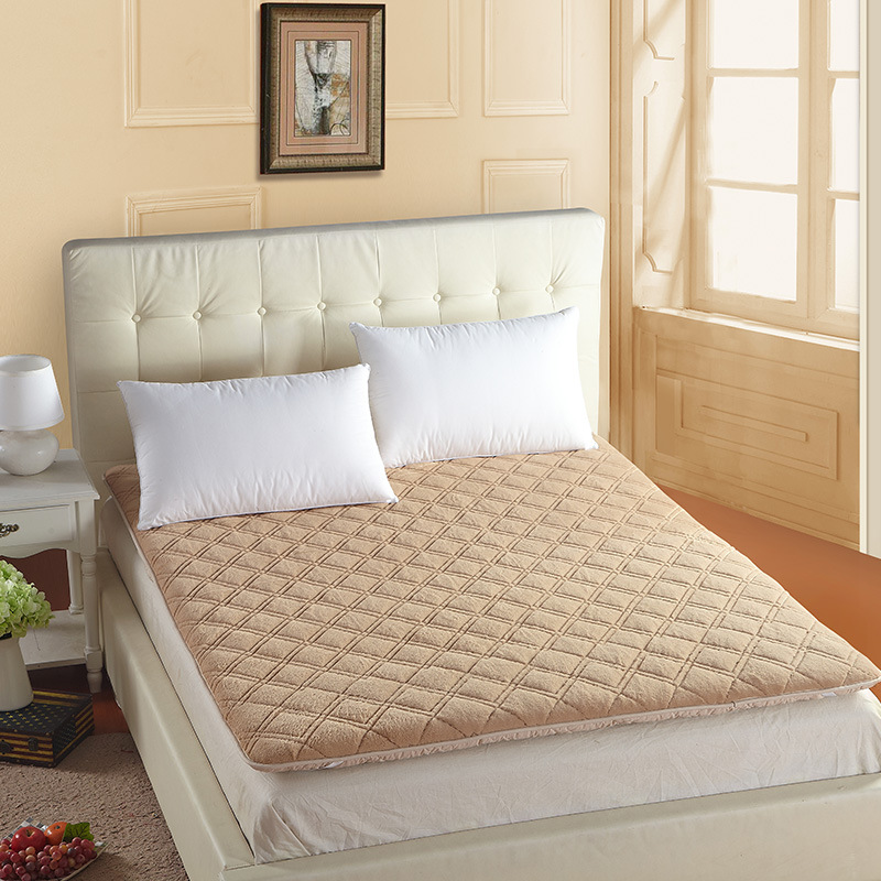 宝宝绒加厚软床垫 床褥子 垫被 单人双人学生 海绵床垫 厂家